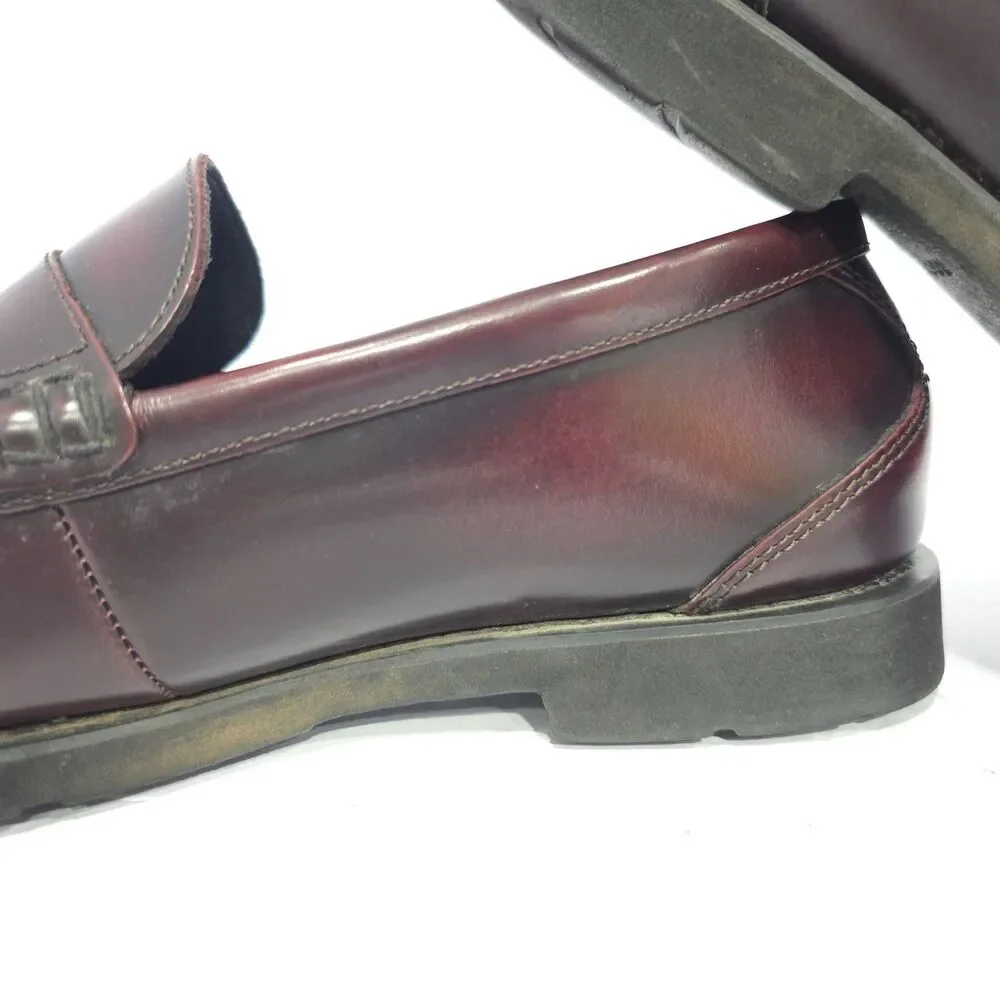 Rockport Penny Classic Loafers Burgundy Men's Size 9.5 XW Comfort Shoes K53881